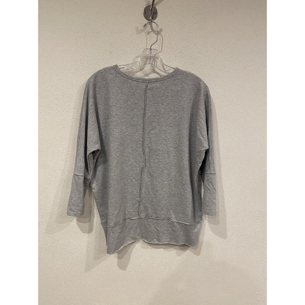 Spanx Perfect Length Top Dolman 3/4 Sleeve Womens Small Gray Crew Neck Top - Picture 4 of 4